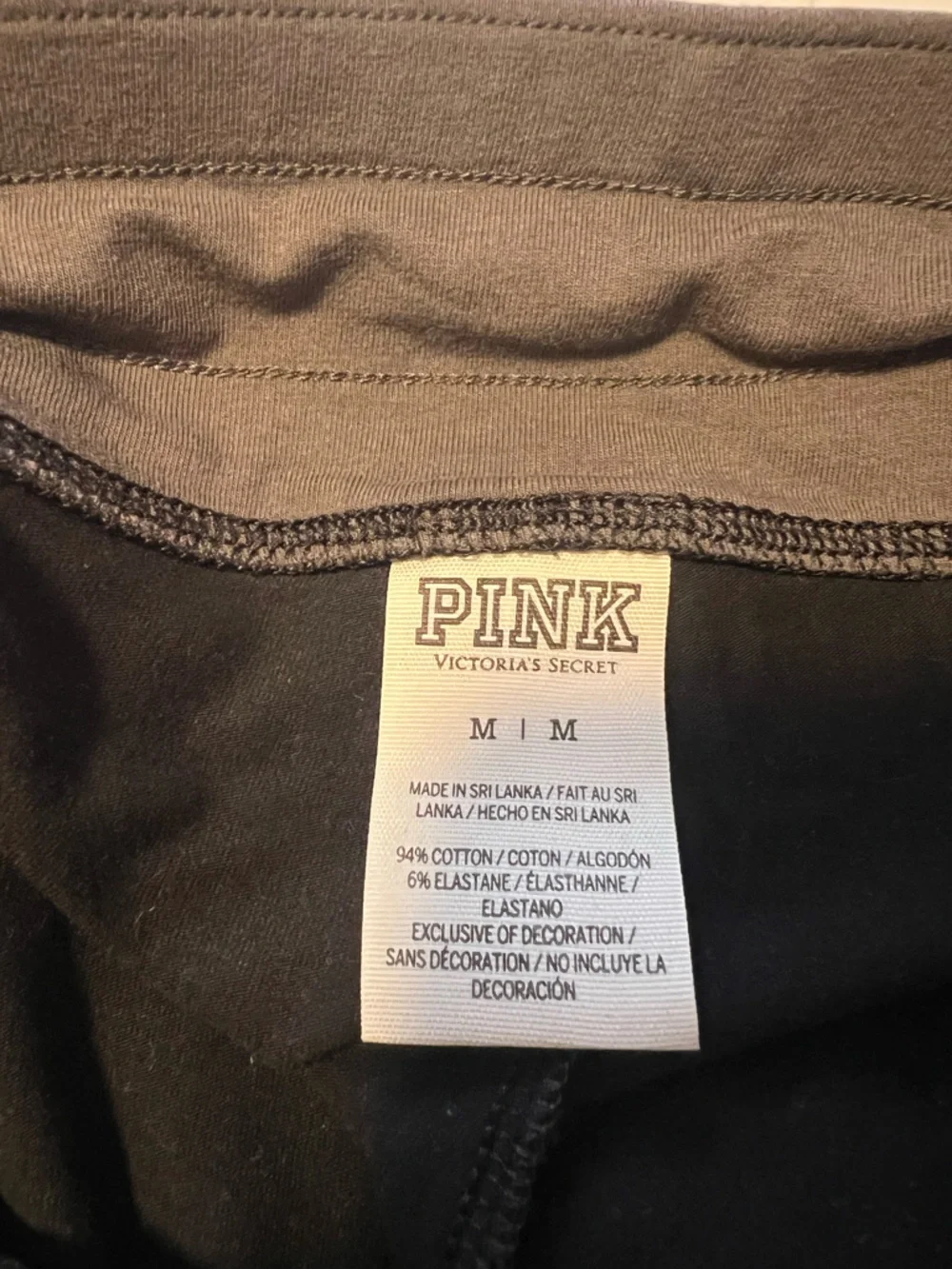 PINK Victoria’s Secret Black Leggings - Picture 4 of 6